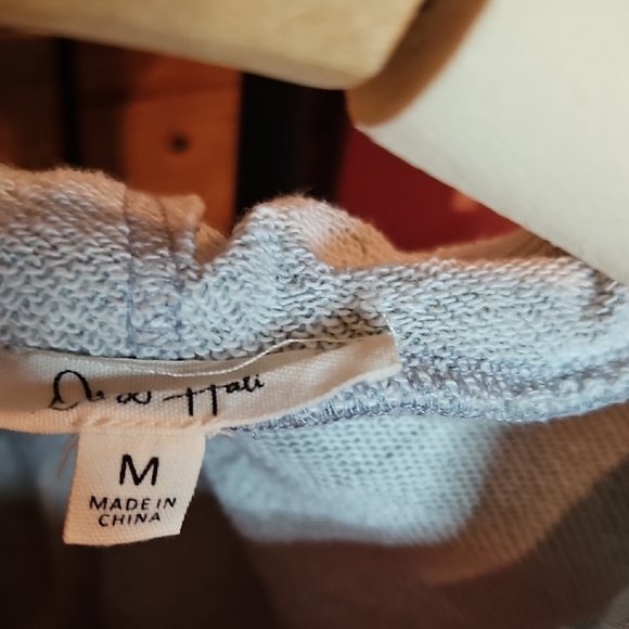 Oli & Hali Gray and Pink Patchwork Hoodie - Picture 7 of 7